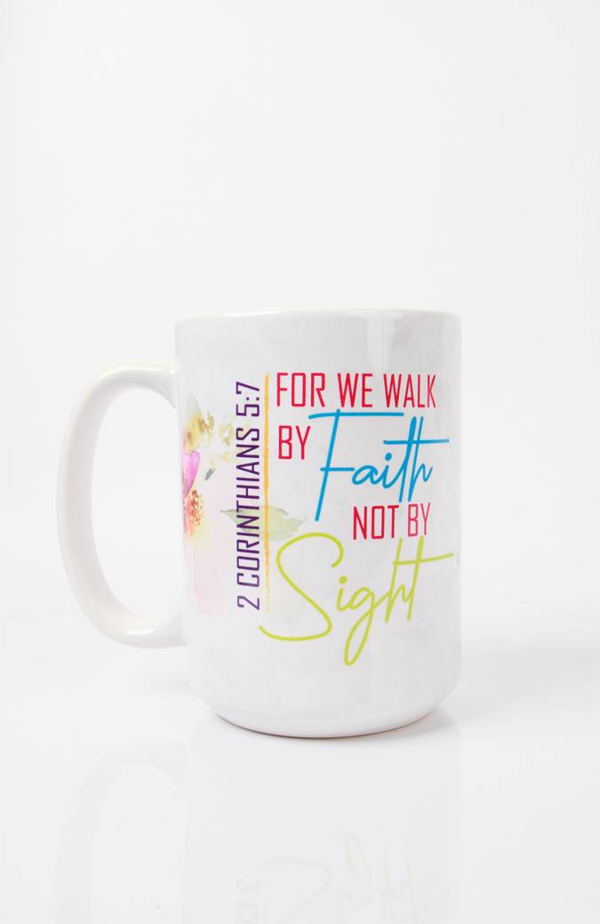 Coffee Mug - Walk by Faith Color