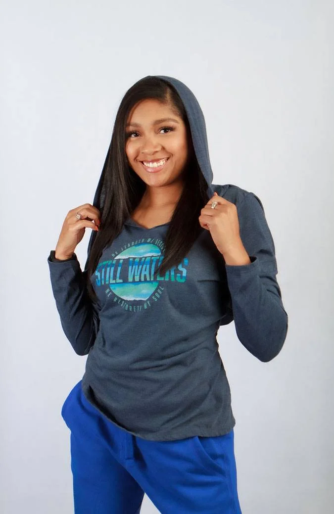 Women's Long Sleeve Hoodie Tee