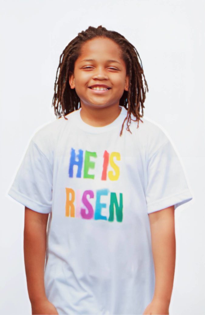 Youth Basic Tee - He is Risen Inked