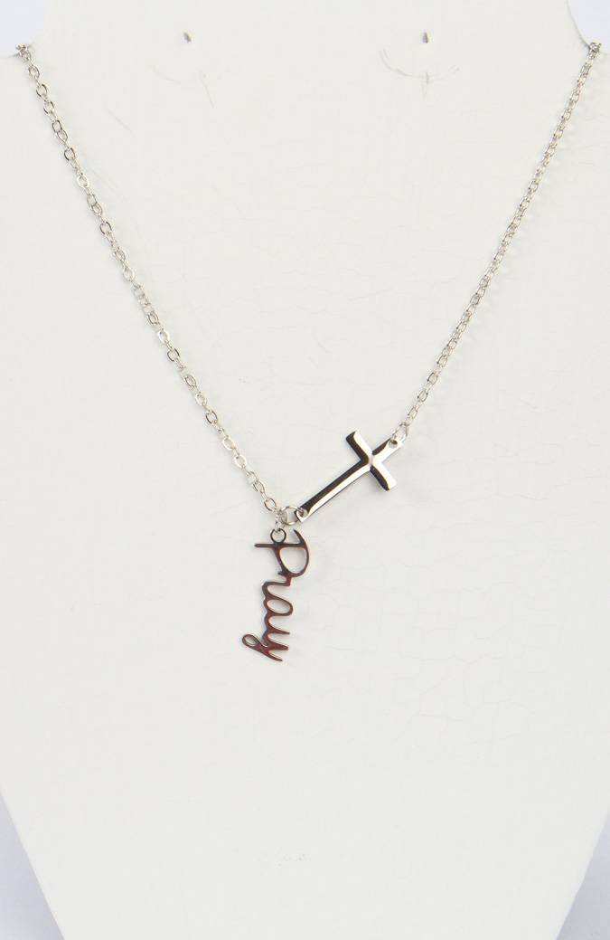 Empowering Word Necklace - Pray