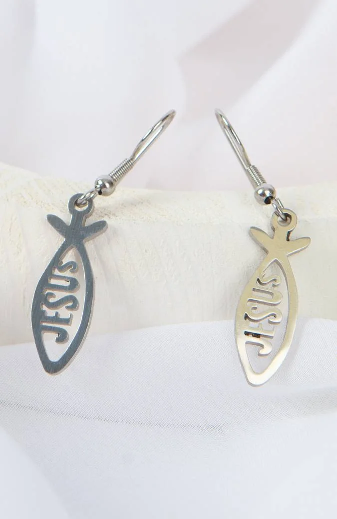 Jesus Fish Earrings