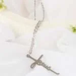Jesus Script Necklace